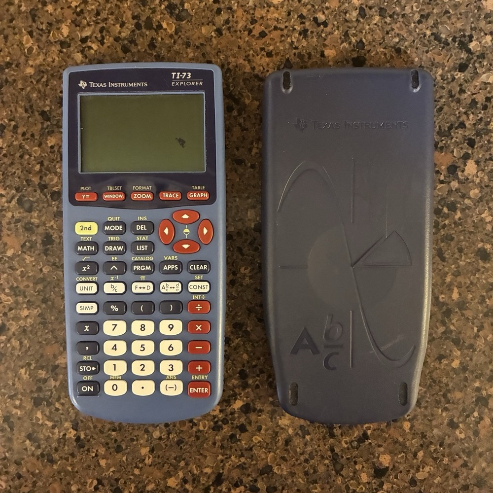Texas Instruments TI-73 Explorer Graphing Calculator Tested w/ Cover - Picture 2 of 10
